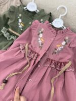 کد 2980 پیراهن لینن کمر کنفی - Image 8