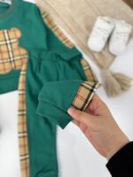 کد ۲۹۸۶ ست پنبه خرس باربری سبز - Image 5