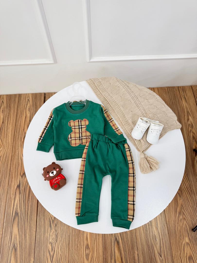 کد ۲۹۸۶ ست پنبه خرس باربری سبز