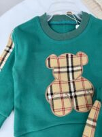 کد ۲۹۸۶ ست پنبه خرس باربری سبز - Image 4