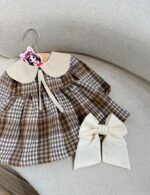 کد ۳۰۰۶ پیراهن چهارخونه طرح آنلی - Image 2
