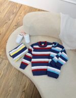 کد ۳۰۰۷ پیراهن گپ بافت راه راه - Image 4