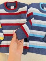 کد ۳۰۰۷ پیراهن گپ بافت راه راه - Image 2