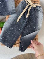 کد ۳۰۱۳ شلوار جین فول نگین جدید - Image 2