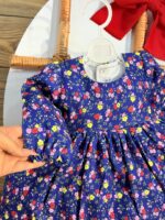 کد ۳۰۲۴ جلیقه سارافون کبریتی طرح دار طرح ملیکا - Image 2