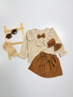 کد ۳۰۵۱ بلوز دامن مازراتی طرح بارانا - Image 3