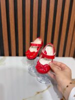 کد ۳۰۸۹ کفش مجلسی قرمز براق - Image 3