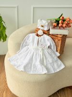 کد 3212 پیراهن سوزندوزی اعلا روی لینن طرح بارلی - Image 2