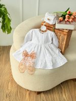 کد 3212 پیراهن سوزندوزی اعلا روی لینن طرح بارلی - Image 3