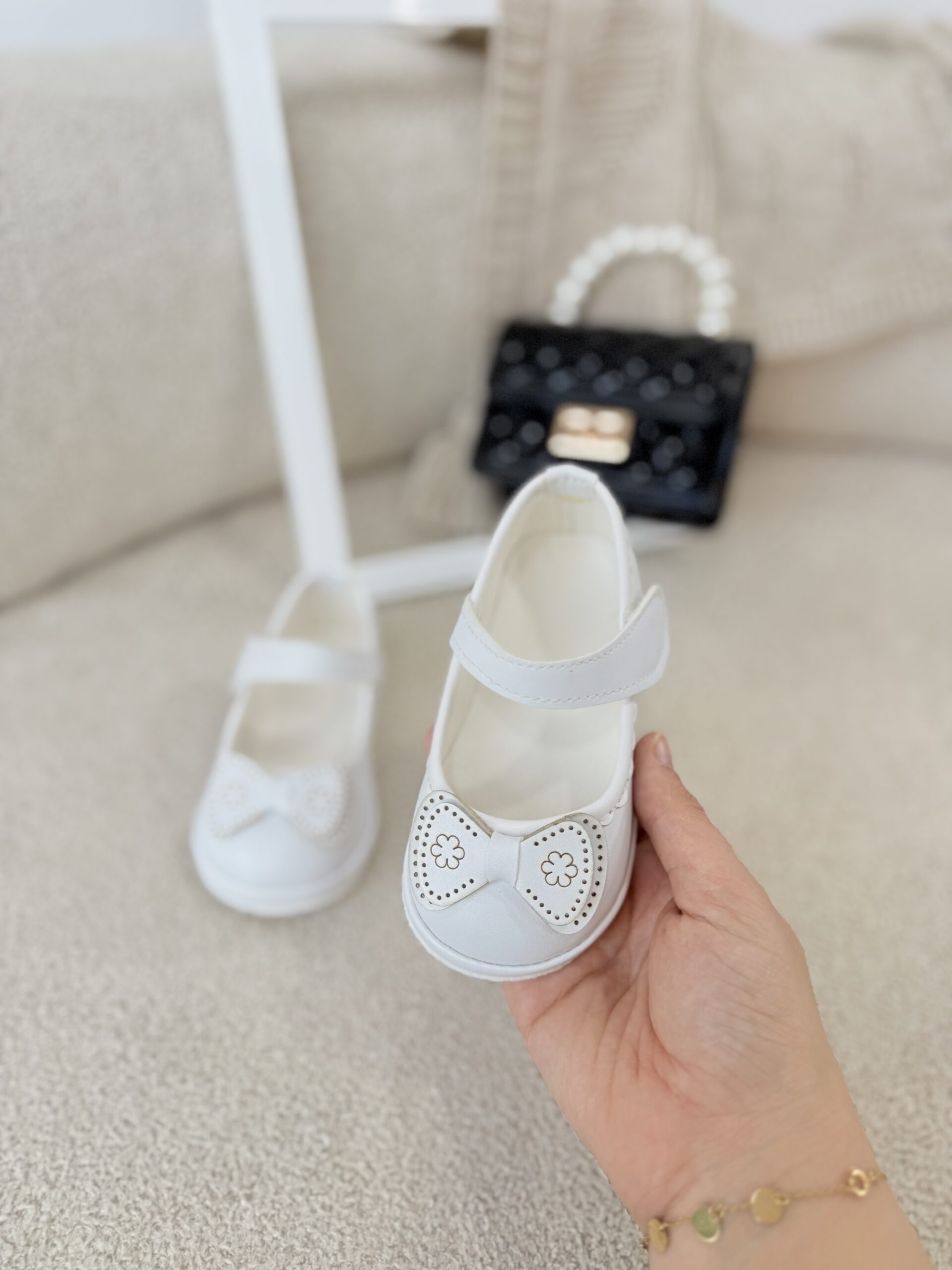 IMG_1365 کد 3066 کفش مجلسی طرح احلام سفید - Image 1