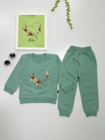 کد ۳۰۶۱ ست خونگی گلدوزی شده طرح قلب گل ها - Image 4