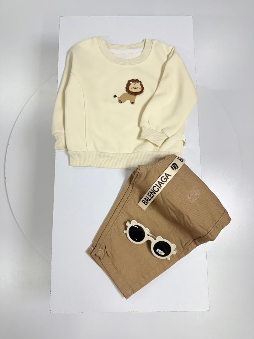 IMG-20260131-WA0058 کد ۳۰۹۸ بلوز تک وارداتی طرح شیر یال دار - Image 1