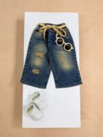 کد ۳۱۲۷ شلوار جین زاپ دار طرح lee - Image 3