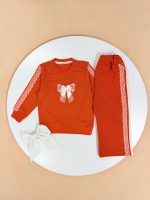 کد ۳۱۵۹ بلوز شلوار پاپیونی طرح آی - Image 2