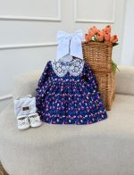 کد ۳۱۶۸ پیراهن کبریتی طرح دار طرح پریسان