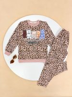 کد ۳۱۷۴ بلوز شلوار پلنگی پنج خرس - تصویر 3