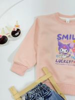 کد ۳۱۷۱ تک بلوز وارداتی کرومی طرح LUCKLY - تصویر 2