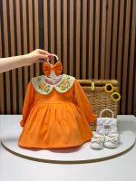 کد ۳۱۸۱ پیراهن کبریتی طرح اورنج