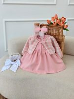 کد ۳۱۹۴ کت دامن صورتی طرح سحر