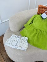 کد ۳۱۹۶ پیراهن کبریتی +جلیقه دانتل طرح آیسیما - Image 5