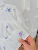 کد ۳۲۲۰ سوزندوزی اعلا گل برجسته - Image 4