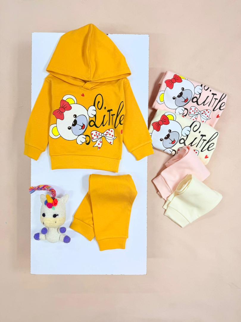 IMG-20260221-WA0110 کد ۳۲۲۲ هودی شلوار خرس little - Image 1