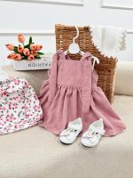 کد ۳۲۲۸ بلوز و سارافون کبریتی طرح ارکیده - Image 3