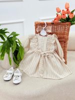 کد ۳۲۴۹ پیراهن لینن طرح کیت - Image 2