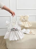کد ۳۳۸۷ تاپ و دامن شلواری طرح Barbie - Image 6