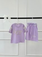 کد ۳۳۹۷ تیشرت شلوارک طرح Enjoy تابستانی - Image 5
