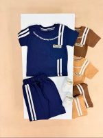 کد ۳۳۹۸ تیشرت شلوارک طرح Bershka