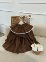 کد ۳۳۳۶ پیراهن یقه نوار دوزی طرح آتریسا - Image 3