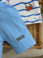 کد 3494 تیشرت شلوارک موج دریا - Image 2