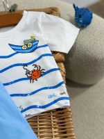 کد 3494 تیشرت شلوارک موج دریا - Image 3