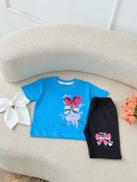 کد 3545 تیشرت شلوارک پاپیون Ribbons - Image 2