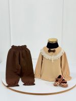 کد ۳۴۵۸ ست دوتیکه ابروبادی پشت زیپ دار طرح miji - Image 3