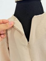 کد ۳۴۵۸ ست دوتیکه ابروبادی پشت زیپ دار طرح miji - Image 5