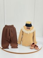 کد ۳۴۵۸ ست دوتیکه ابروبادی پشت زیپ دار طرح miji - Image 8