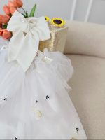 کد ۳۴۵۹ پیراهن گلدوزی طرح قو - Image 3