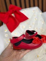 کد ۳۴۶۴ کفش مجلسی قرمز پاپیون RED - Image 4