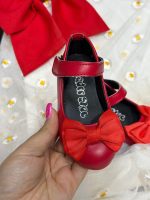 کد ۳۴۶۴ کفش مجلسی قرمز پاپیون RED - Image 2
