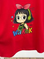 کد ۳۵۳۶ تیشرت شلوارک دختر هدفونی waknk - Image 3