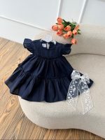 کد ۳۵۴۰ پیراهن طبقه ای طرح سرمه