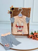 کد ۳۵۵۲ تیشرت شلوارک طرح Super bunny - Image 5