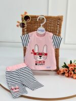 کد ۳۵۵۲ تیشرت شلوارک طرح Super bunny - Image 4