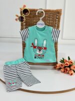 کد ۳۵۵۲ تیشرت شلوارک طرح Super bunny - Image 3