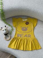 کد ۳۵۵۳ سرهمی دامن طرح خرس BEAR - Image 6
