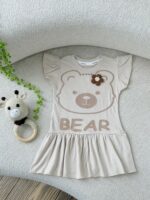 کد ۳۵۵۳ سرهمی دامن طرح خرس BEAR - Image 4