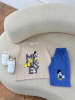 کد ۳۵۶۴ تیشرت شلوارک طرح میکی HEY - Image 7