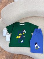 کد ۳۵۶۴ تیشرت شلوارک طرح میکی HEY - Image 3